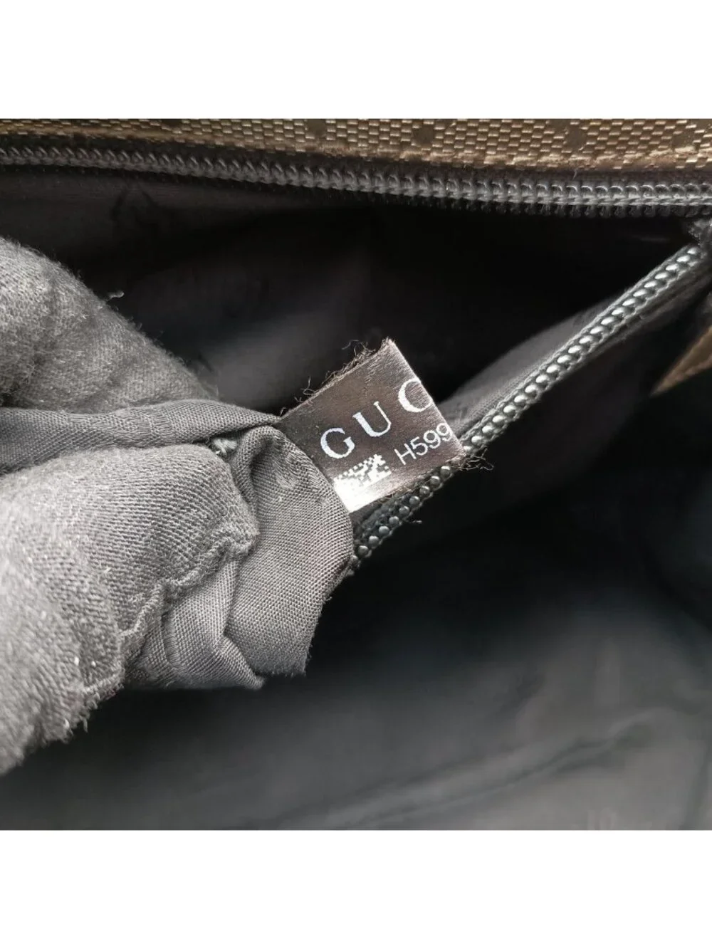Gucci GG Plus Messenger Gold Leather